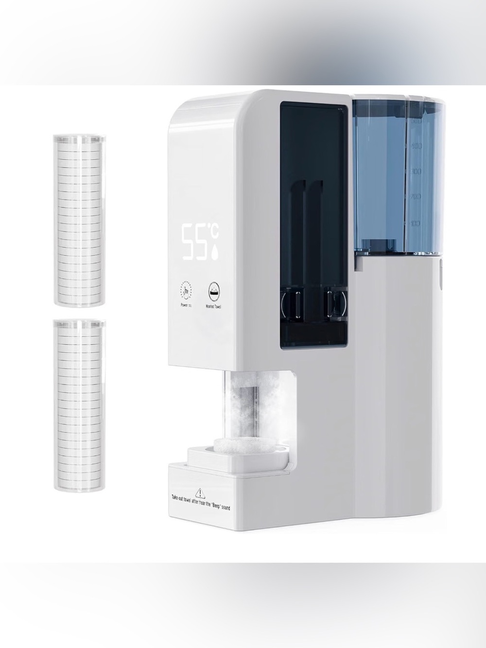 Hot Towel Dispenser, Face Towel Warmer Heater Machine, 5-Second Fast Heating